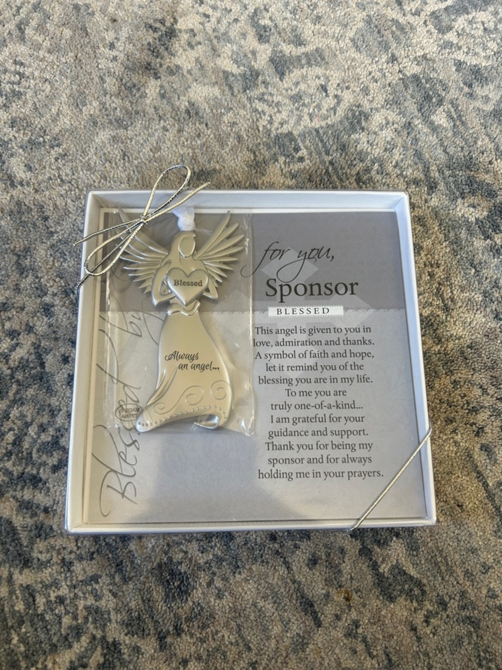 Blessed Angel Confirmation Sponsor Ornament